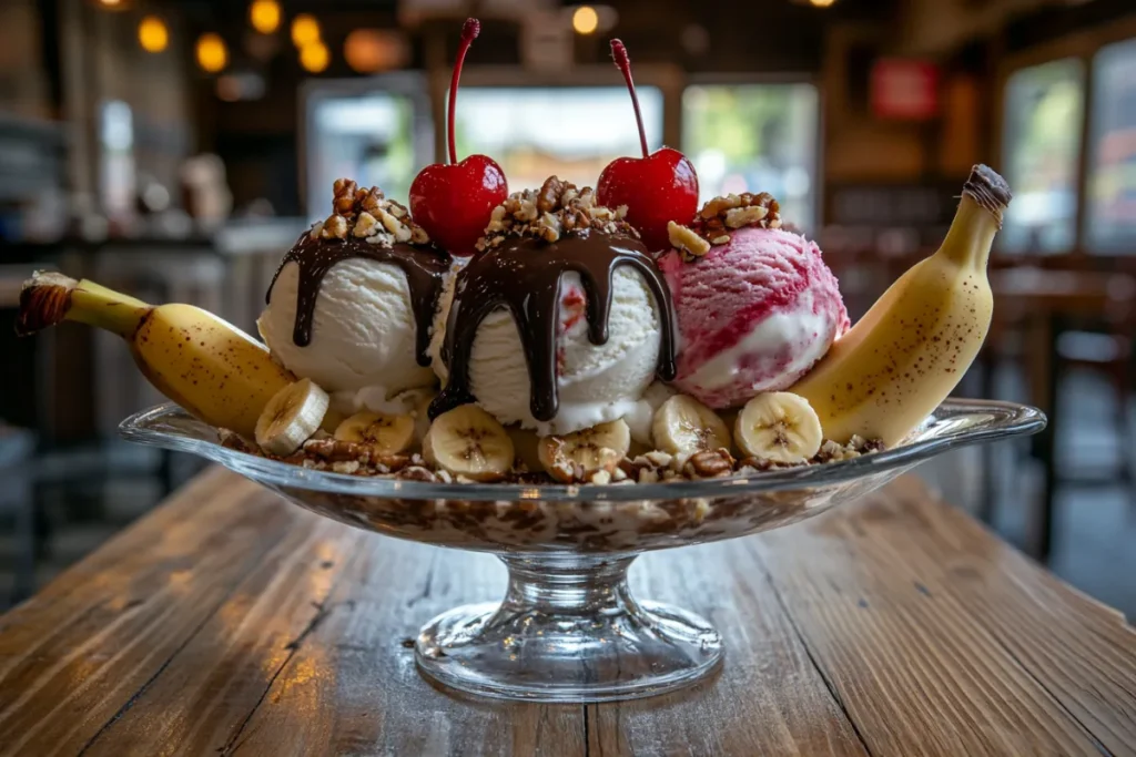 What does banana split taste like?