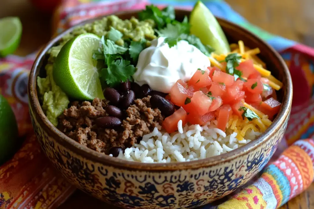 What are taco bowls made of?
