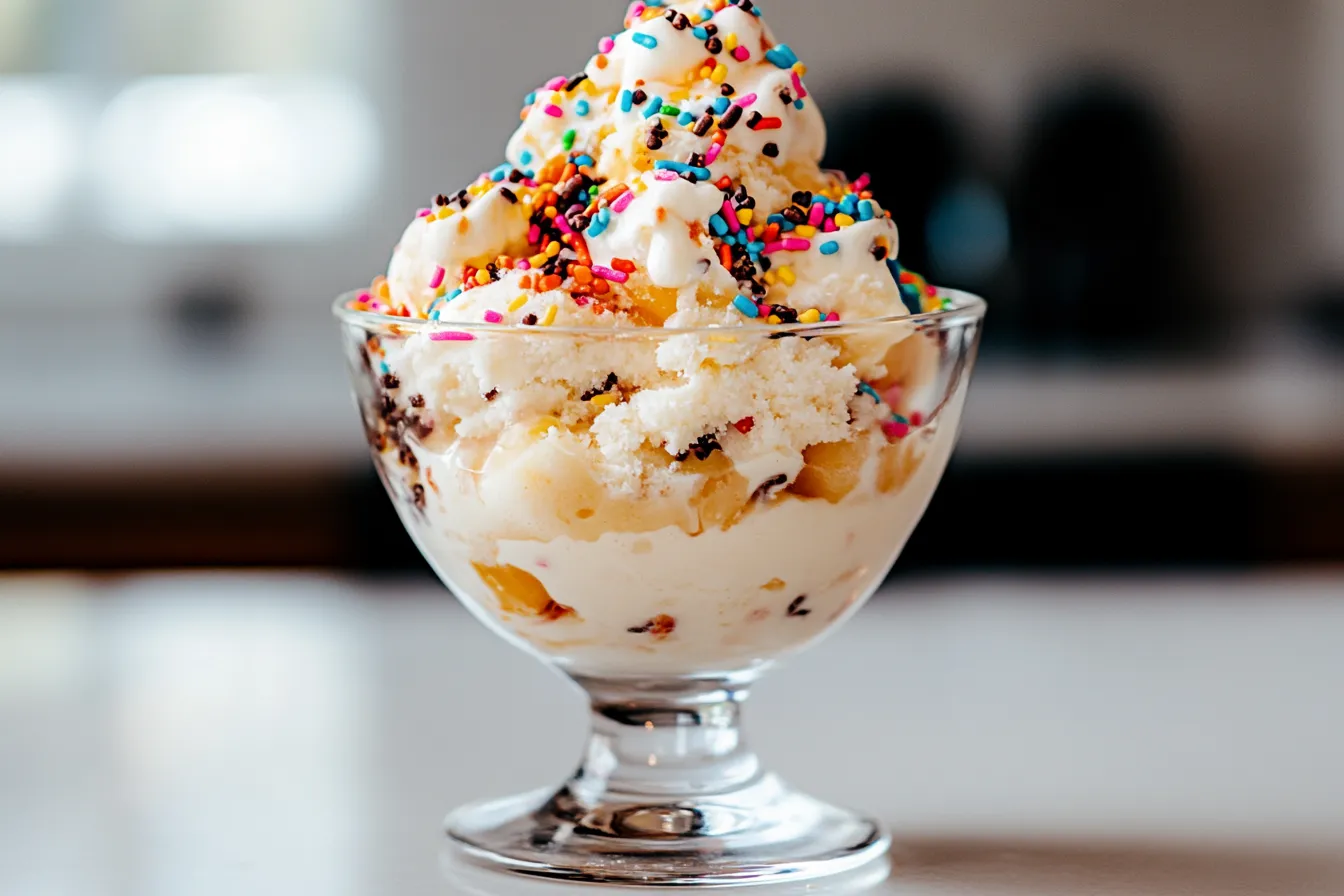 Delicious homemade snow cream recipe, perfect for winter